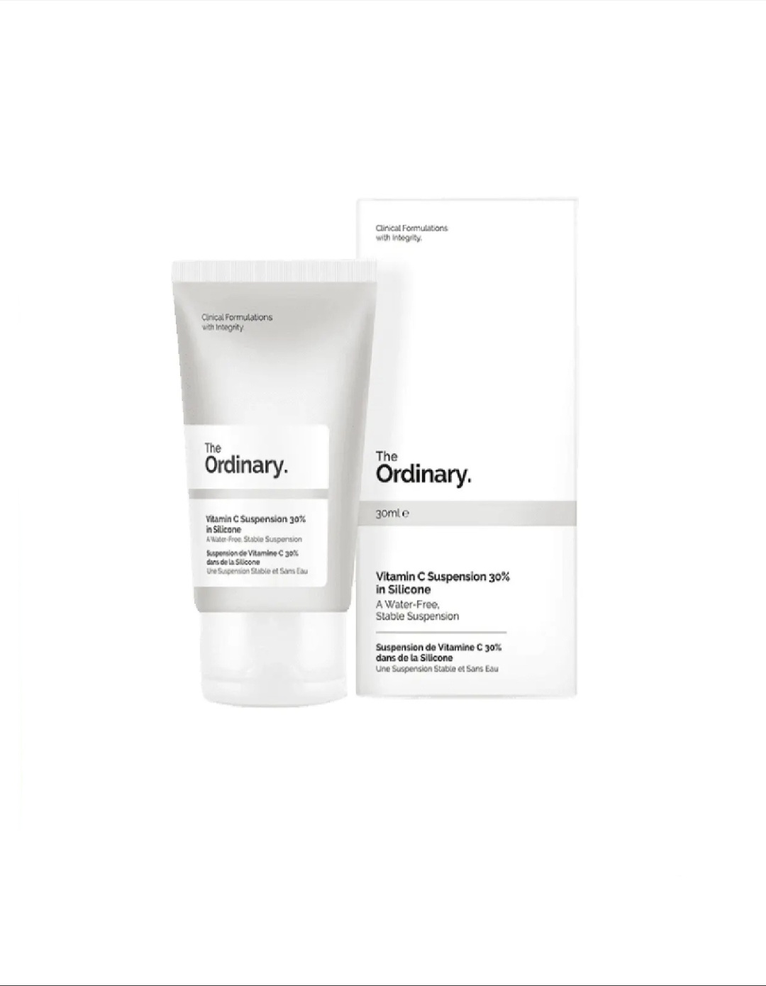 کرم روشن‌کننده ویتامین C ۳۰٪ در پایه سیلیکون از برند اوردینری